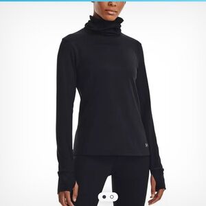Under Armour Black Infrared Funnel Neck Long Sleeve Top Size M